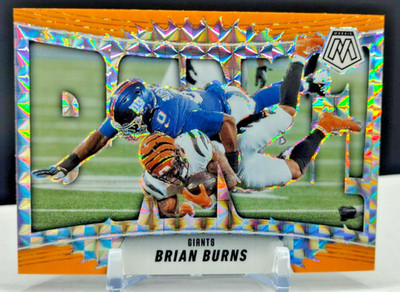 Brain Burns Orange Fluorescent Prizm SP 2025 Panini Mosaic BANG