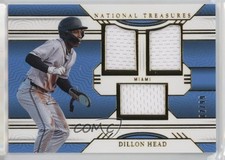 2024 Panini National Treasures Game Gear Swatches Trio /99 Dillon Head #13 1g37