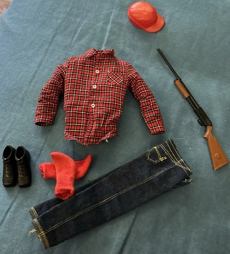 1964 Vintage Outfit "Goin' Hunting" Ensemble (set #1409) for Mattel's Ken doll.