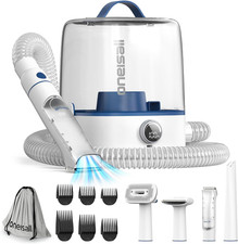 Cordless Dog Grooming Vacuum Kit, Dog Grooming Kit with 5100Mah  11-In-1 Pet To