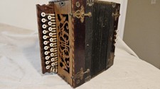 Vintage German 21 Button Accordion G  F Stahltone