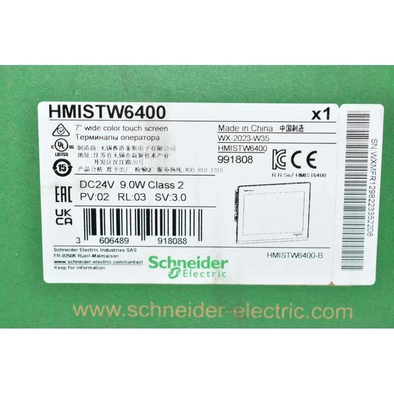 HMISTW6400 Schneider Harmony 7" Farbig Touchscreen 24 VDC 7 Watt - Bild 4 von 4