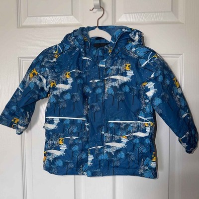 Reima Toddler 3T Waterproof Jacket 98cm Kustavi Blue Print Coat