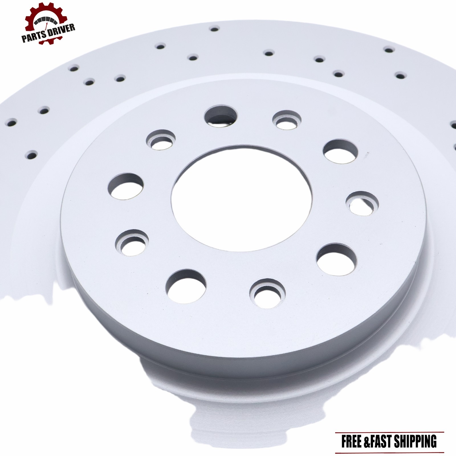 670035019 Rear 2PC Brake Rotor For Maserati Ghibli Quattroporte 2017-2021