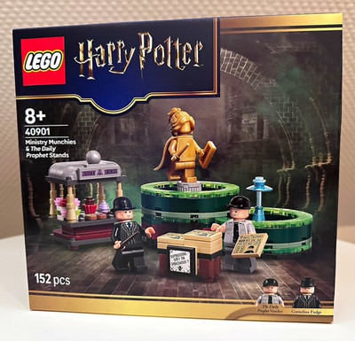 LEGO Harry Potter Ministry Munchies & Daily Prophet Stands 40901 NEU & OVP