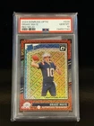 2024 Panini DonRuss Optic #229 Drake Maye Rated Rookie Red Mojo PSA 10 RC 🔥