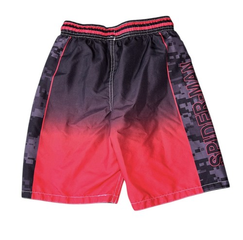 Marvel Cosmics Spider-Man Drawstring Swim Trunks Size 7 - Picture 3 of 4