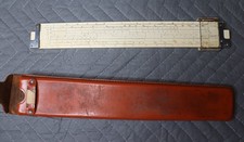 Vintage K&E (Keuffel & Esser) slide rule made in the USA, complete with original