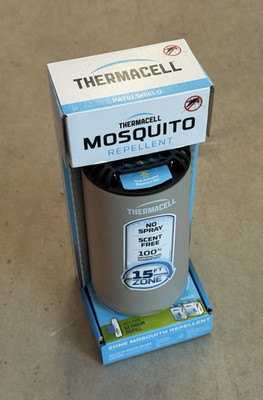 NEW Thermacell Patio Shield 15ft Mosquito Repellent w/ 12 hr Refill and 3x Mats