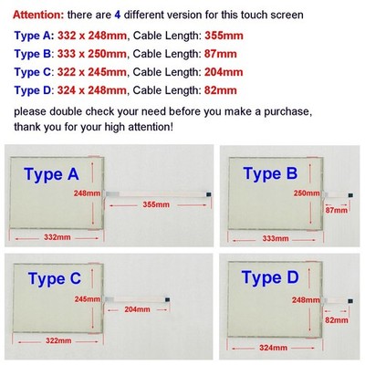 Fit for 5AP920.1505-KB0 Touch Screen Digitizer Glass Panel 1-Year Warranty #zc