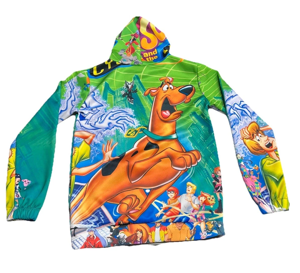 Sudadera con Capucha Scooby Doo AOP Estampado Completo Niños Jóvenes Talla Grande L Dibujos Animados-SIN CORDÓN Foto 2 de 4