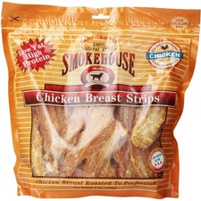 Smokehouse 100Percent Natural Chicken Breast Strips Dog Treats 2Pound