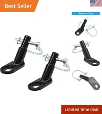 2 Pack Universal Bicycle Trailer Coupler - Secure & Durable Bike Hitch Connector
