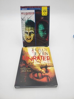 Hellraiser III Hell on Earth / Hellraiser & The Hills Have Eyes Unrated NEW
