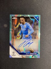 2021-22 Topps Chrome UEFA Manchester City FC Jack Grealish SSP Auto
