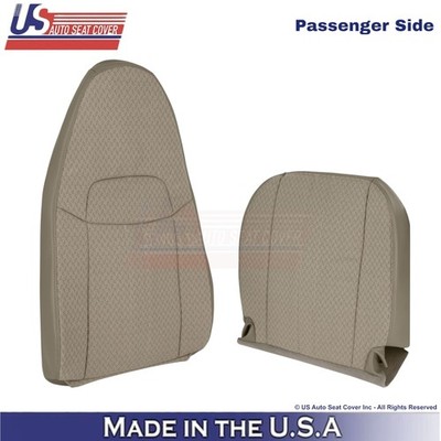 2010-2015 Fits GMC Savana Cloth Passenger Replacement Seat Covers Neutral