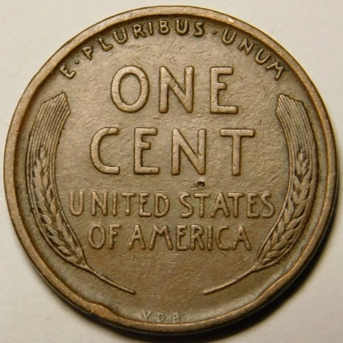 1909 VDB Lincoln Wheat Cent Penny VF-Details  "Actual Coin Pictured"