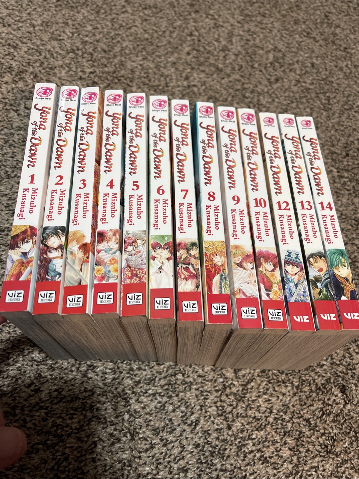Serie Manga Yona of the Dawn volúmenes 1-14 de Mizuho Kusanagi, Shojo Beat Nº 11v