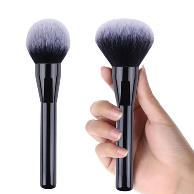 Großer Make-up Puderpinsel Set 2 Stück Weiche Synthetikborsten für Gesichts-Make