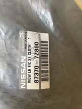 2002 Nissan Xterra Seat Replacement Cover Black And Gray Fabric