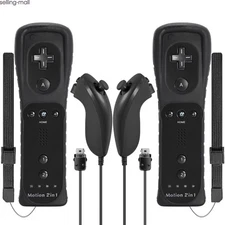 Built-in Motion Plus Wii Remote & Nunchuck Controller for Wii Wii U Console