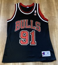 Dennis Rodman Chicago Bulls vintage champion jersey men s 38