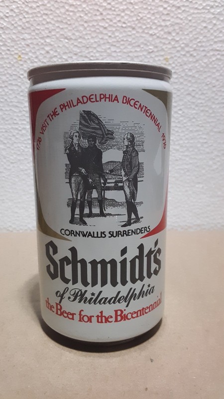 Schmidt's Bicentennial Beer Can, empty