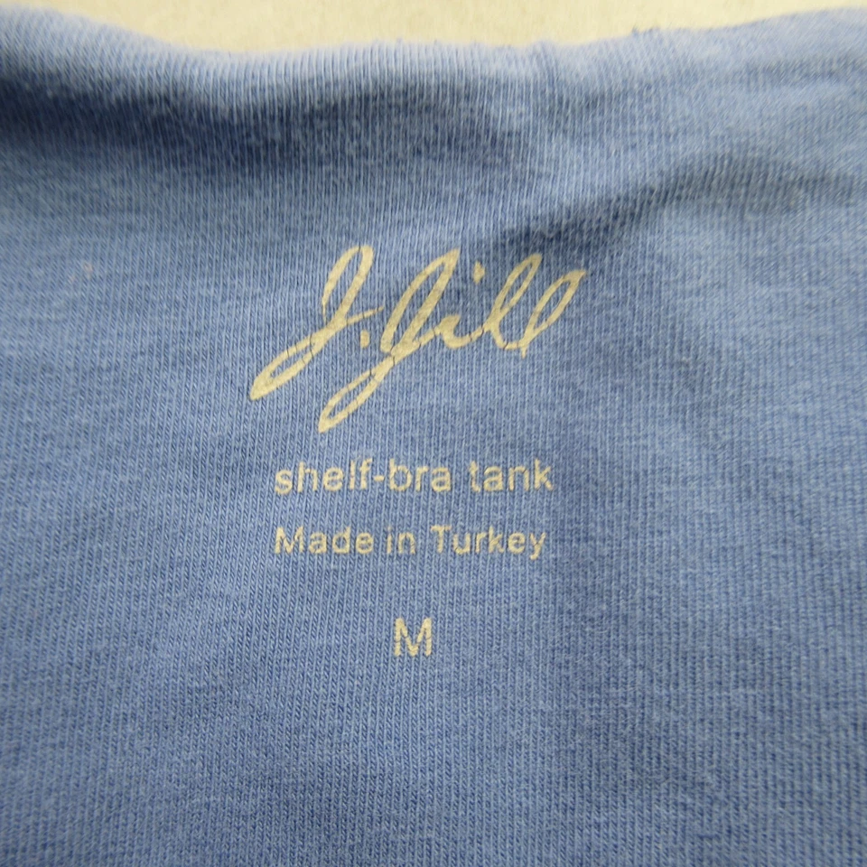 Camisa Jill Mujer Mediana Sin Mangas Pullover Ligera Informal Cuello Redondo Azul Foto 4 de 4