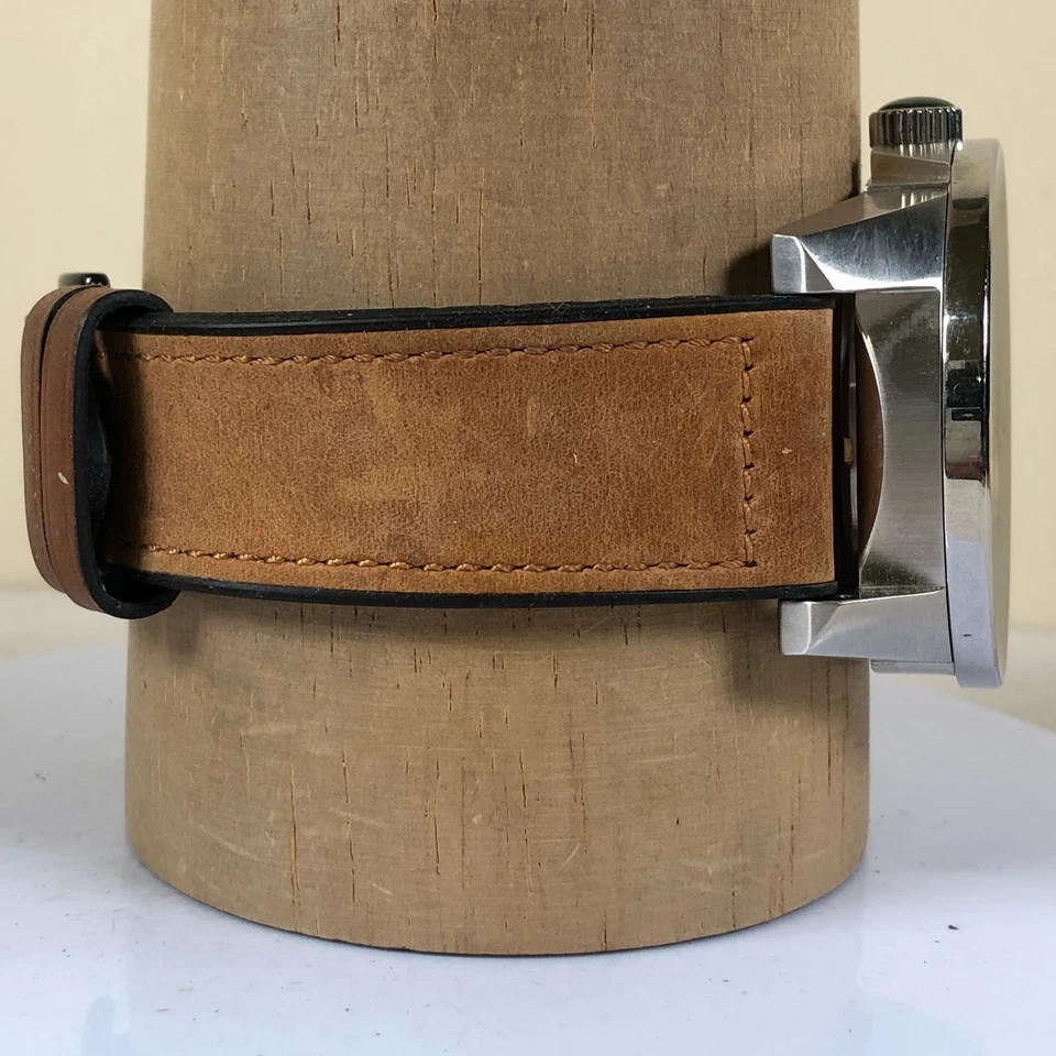 Reloj Nixon Corporal Hombres 14B Vestido Esfera Verde Cuero Cuarzo Analógico 47mm 8 1/2" Foto 3 de 4