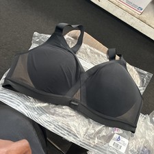 Honeylove Balance Bra Black Wireless Vamp SZ 38DD E New NWT