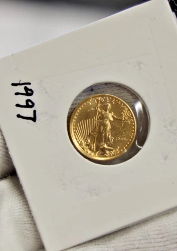 1997 US Gold Eagles 1/10th $5 Nice Unc