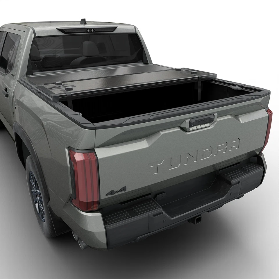 Cubierta rígida plegable para caja de camión|Se adapta a Toyota Tundra 07-21 plataforma de 6' 7" Foto 2 de 4