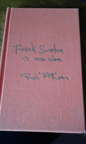 Frank Sinatra A Man Alone - Rod McKuen Tribute Book 1st Edition RARE - Free Ship