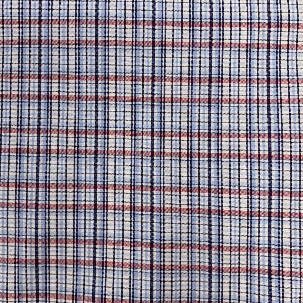 Tommy Hilfiger Men's Shirt Blue & Red Check Size Large thumbnail 7