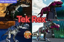 ark survival ascended pve High Stats Tek Rex,...