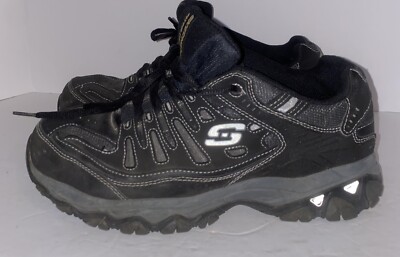 Skechers Mens After Burn Memory Fit Black Casual Shoes  display picture 1