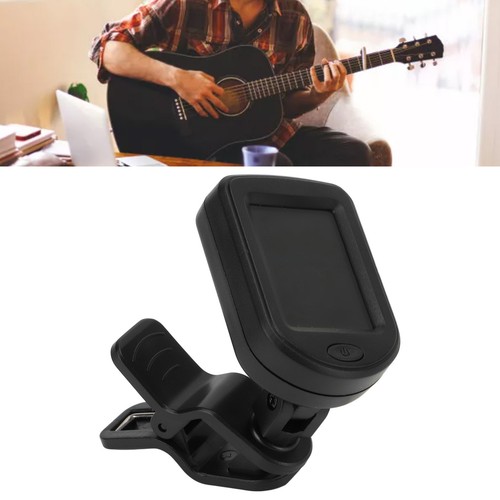 Clip On Tuner Metronome Auto Shutdown High Accuracy Plastic For Folk Guitar - Picture 17 of 22