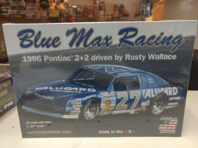 #ad Salvinos JR Models BMGP1986B Blue Max Racing 1986 Pontiac 22 model kit $44.00
