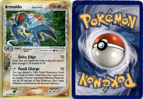 2006 Pokemon, Holon Phantoms, #1/110 Armaldo, Holo Rare