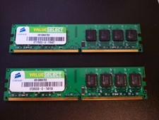 2 x Corsair Value Select 1 Go DDR2 667 MHzRAM DDR2 PC5300