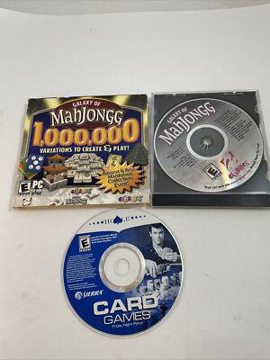 Galaxy of MahJongg 1,000,000 Variation Window PC CD-ROM Video Game & Hoyle Card