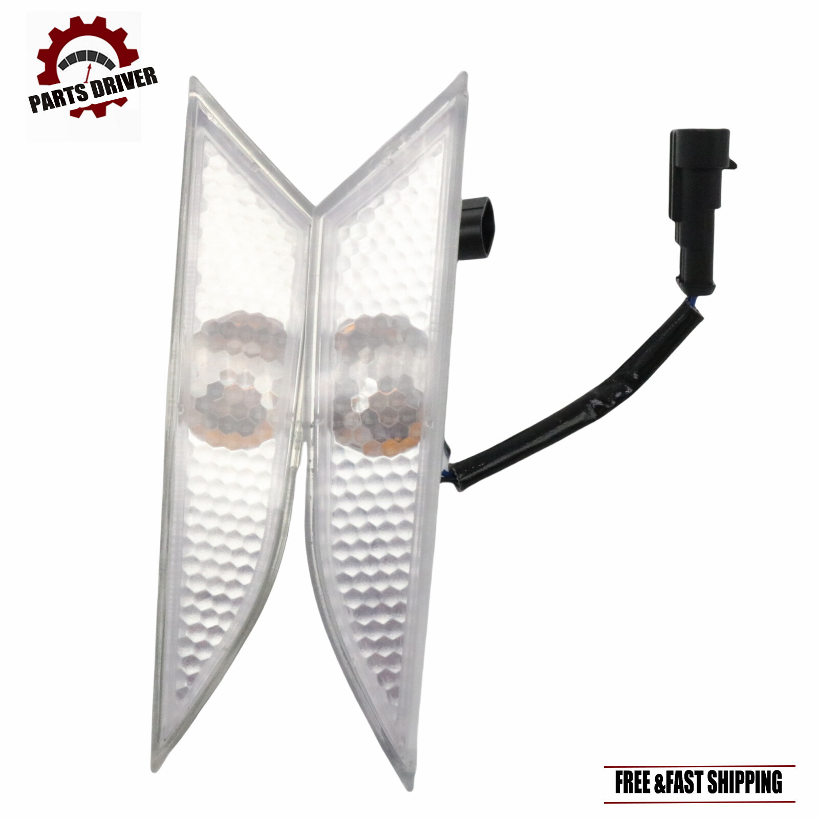 Left & Right Clear Side Marker Indicator Lens For Lamborghini Gallardo 560 570