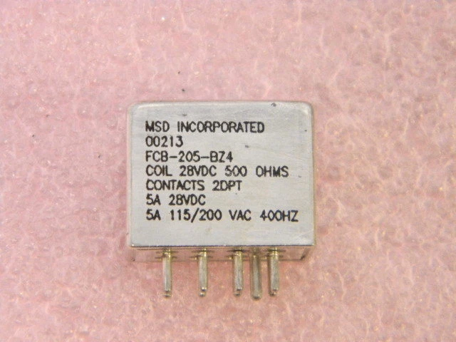 NUEVO Relé Militar/Aeroespacial MIL-R-83536 FCB-205-BZ4 Foto 2 de 4