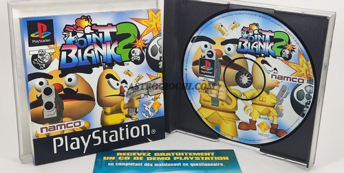 SONY PLAYSTATION POINT BLANK 2 PAL VINTAGE 196 BUONO IN BOX - Picture 3 of 8