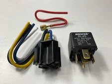 Novita RL45 5-Terminal 1-Pole Double Throw 480W, 40A 12V Relay + Socket HARNESS