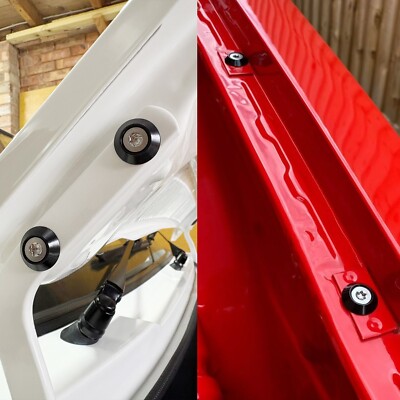 Wing & Bonnet Hinge Dress Up Beauty Bolt & Anodised Washer Kit - Mk1 Golf