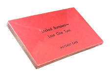 PARK and SHOP 2005 Game ~ OEM Red Motorist Cards