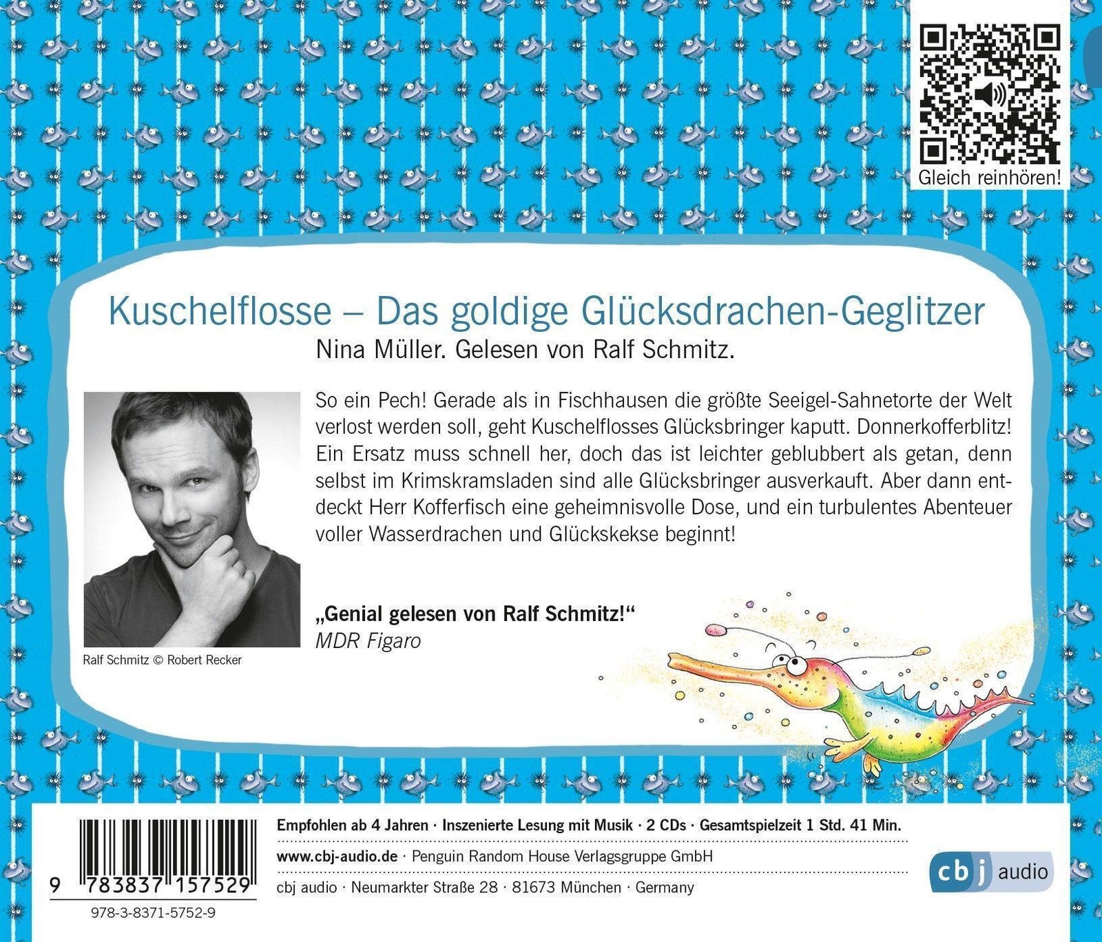 Thumbnail - Kuschelflosse - Das Godige Glücksdrachen-geglitzer | Nina Müller |