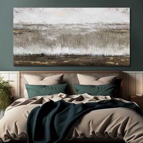 Canvas Wall Art Abstract Wall Decor for Living Room Grey 29x58