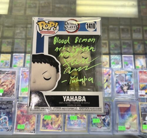 Funko POP! Demon Slayer Yahaba 1410 Signed By Xander Mobus PSA F05